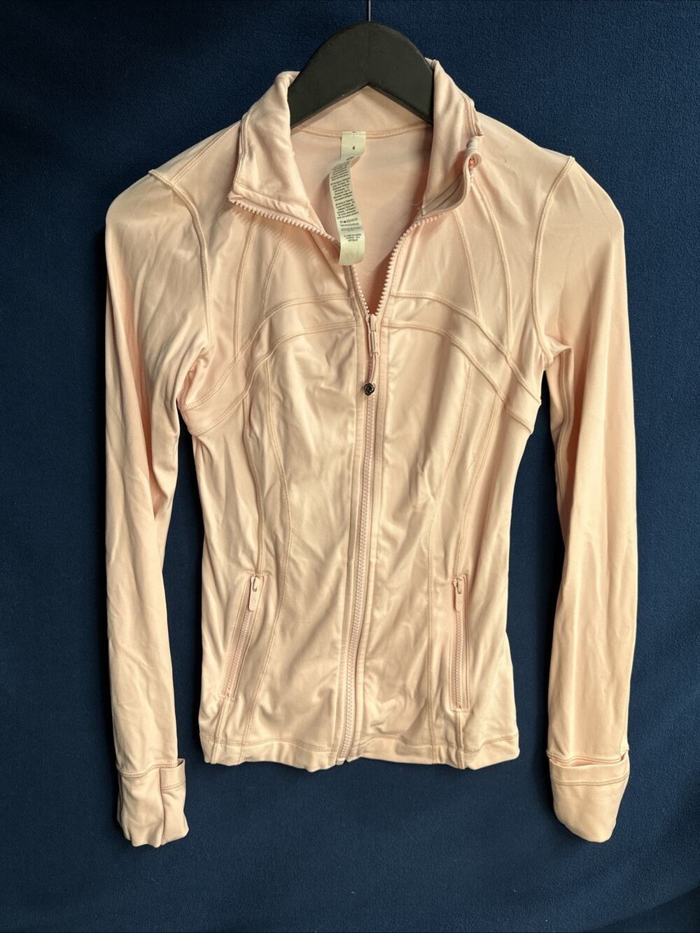 Lululemon Define Jacket Nulu Size 4 Color Blush Quartz
